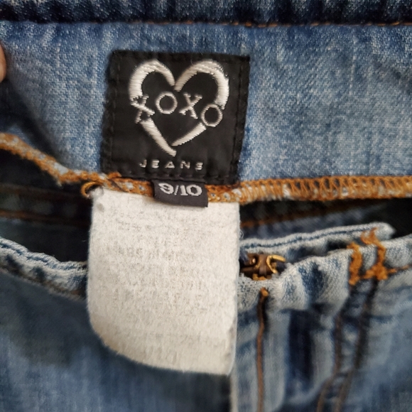 XOXO Bell Bottom / Flare Studded Jeans Size 9/10 - Picture 11 of 12